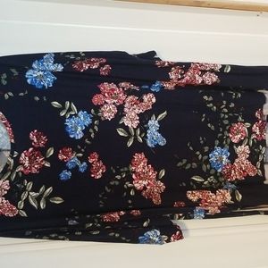 Betsy red couture 1x high low tunic